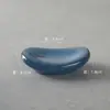 Descansador de palillos de cerámica estilo japonés, soporte para palillos cocido en horno, reposacucharas, soporte para palillos comercial público, cojín creativo para palillos para uso doméstico, montaje de mesa de restaurante