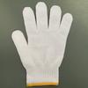 Fábrica de guantes de algodón amarillo de alta calidad grado A con hilo de seda, guantes de protección laboral, guantes de hilado de lana, guantes protectores de hilo de algodón