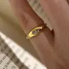 Anillo Dulce de Corazón Hueco para Mujer, Simple y Elegante, Anillo Abierto Único y Moderno, Anillo para Dedo Índice Estilo Ins Celebridad de Internet