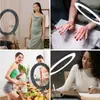 Luz de Relleno para Video de Belleza en Vivo Esencial para Tiktok Luz de Anillo LED 681012 pulgadas Fuente de Luz Ajustable Tricolor