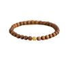 Pulseira de sândalo pulseira de sândalo feminina turquesa cera de abelha anel único contas de Buda da sorte presente de Dia dos Namorados Geométrico feminino