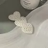 Elegante Pasador de Pelo Estilo Coreano Estilo Ins con Perlas Pinza Lateral para Flequillo Accesorio para el Cabello de la Frente Trendy Gama Alta Venta al por Mayor