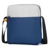 Nova bolsa mensageiro de cor contrastante para viagem de meia-idade e idosos, pequena bolsa de armazenamento doméstico, venderá presentes, logotipo para impressão de negócios