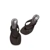 Chanclas de cuña con punta abierta para mujer, calzado para exteriores, nuevos lanzamientos Primavera/Verano 2026, chanclas de cuña, sandalias estilo francés