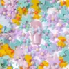 Accesorios de Uñas con Lazo de Doble Capa Estilo Japonés Moderno Decoraciones de Uñas Postizas Color Macarrón 3D Resina Pedrería DIY