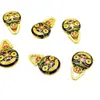 Novo Estilo Método Antigo Ouro Fosco Tun Jin Shou Família de Três Atração de Riqueza Pulseira DIY Colar Cordão de Pulseira Acessórios de Joias Atacado