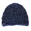 Red para el Cabello de Ganchillo Hecha a Mano Snood | Gorro Abullonado de Punto Calado | Bonete y Diadema de Rejilla Bohemia Vintage para Mujeres