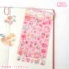 Adesivos fofos em relevo 3D, adesivos de desenho animado, adesivos de cristal para crianças, capa de celular sólida e adesivos de decoração para garrafa de água