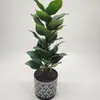 Flores Artificiales, Plantas Falsas para Decoración de Sala de Estar, Plantas Verdes Artificiales de Pie para Dormitorio, Adornos en Maceta, Decoración de Interior Monstera, Plantas Falsas