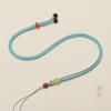 Corda de Abacaxi Ágata Top Bead Pingente Cordão Unissex Jade Colar Corda Ajustável Esmeralda Clavícula Corda de Pescoço