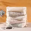 Diseño de Doble Forma con Bolsa Modelo Nuevo 2026 Almohada de Cáscara de Trigo Sarraceno Puro de Algodón y Lino con Núcleo Interno Extraíble y Reemplazable para Ayuda al Sueño