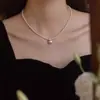 Collar de Perlas Xiaomi de Alta Gama Lujo Ligero Diseño de Nicho Cadena para Suéter de Otoño e Invierno Accesorios Joyería Nueva para Mujer 2025