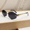 Gafas de Sol de Moda Nuevas Más Vendidas Cabeza de Serpiente Versátiles Sin Montura Rombo Gafas de Sol Estilo Ins Europeo y Americano Gafas de Sol Personalizadas