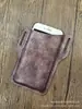 Bolso clásico de cuero con destellos de estrella para teléfono móvil, bolsa de cintura portátil para exteriores, funda protectora para teléfono móvil, bolsa de almacenamiento para teléfono móvil