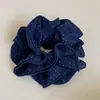 Elástico de Cabelo Scrunchie de Quatro Camadas com Estampa de Leopardo de Alta Qualidade Estilo Coreano para Rabo de Cavalo de Mulheres com Cabelo Grosso