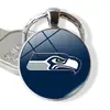 Venda Quente Transfronteiriça NFL Time Pedra Preciosa 32 Logos de Equipe de Futebol Americano NFL Pingente Anel em Relevo Pingente de Chaveiro