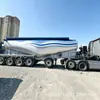 Caminhão-tanque semirreboque de 5 e 3 eixos feito sob medida para transporte de materiais em pó e granulados, caminhão-tanque de óleo, tanque de cimento, caminhão-tanque de pó
