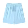 2026 Nuevos Pantalones Cortos de Seda Helada de Secado Rápido Verano Transpirables Deportivos Sueltos Delgados de Tres Cuartos Pantalones Cortos Unisex