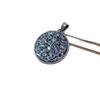 Plata Esterlina 999 Vintage Dragón Calado Filigrana Hebilla Colgante Medalla Redonda para Hombre Estilo Chino Nuevo Colgante Nicho de Lujo Ligero Chino