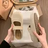 Sandalias de fácil calce estilo francés, pantuflas retro de suela blanda para exteriores, sandalias de fácil calce para mujer, sandalias de media zapatilla de verano para playa, estilo nuevo