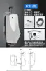 Urinal Automático de Parede para Homens Cerâmica para Casa Urinal de Parede Urinol de Chão