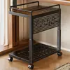 Suporte para torre de computador sob a mesa gabinete de mesa base móvel lateral da mesa de chão sala de jogos pequeno carrinho prateleira de armazenamento