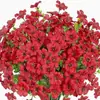 Oportunidade de Produto Primavera e Verão Transfronteiriço Flor Artificial Externa Violeta Flor Artificial Margarida Pequena Folha Grande Cesta Suspensa de Chão
