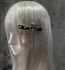 Dulce y fresco, subcultura Y2K atrevida, pinza para el pelo de calavera y cruz punk metal, accesorio para el pelo gótico oscuro para mujer