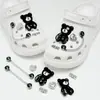 Compatible con Crocs Cadena Dorada con Purpurina Lujo Ligero Pedrería Accesorios DIY Flores para Zapatos Decoración de Girasol Hebillas para Zapatos Mayoreo