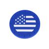 Mat de Copo de Carro Bandeira Americana em Estoque Transfronteiriço Suporte de Copo de Carro Universal Tapete Antiderrapante para Carro Tapete de Armazenamento de Copo para Carro