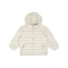 Chamarra de plumas para niños Nuo Mi Wanzi 2026 nuevo estilo de invierno 95% plumón de pato blanco ligera con capucha abrigo cálido resistente al agua