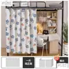 Cortinas de cama, cortinas para mesa de dormitório e cercado de cama, cortinas de dormitório, cortinas para cama de estudante, cortinas blackout para beliches inferiores e superiores