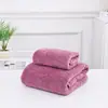 Toalhas de secagem rápida com padrão de espiga de trigo em fleece de coral para adultos, toalhas simples para rosto e corpo, toalhas criativas absorventes para presente