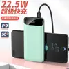 Carga rápida superpotente de 22,5 W para power bank de 20000 mAh de capacidad ultragrande, power bank móvil con LOGOTIPO personalizado, venta al por mayor transfronteriza
