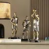 Set de Figuritas de Atletas para Decoración de Entrada Tienda Retro Hogar Nostálgico Cafetería Sala de Estar Estilo Europeo Grande
