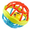 Juguete para Perro Juguete para Dentición de Mascotas Pelota Móvil Creativa con Cascabel Fitness Resistente a Mordidas Pelota Suave de Goma Aliviar el Aburrimiento Divertir Juguete para Perro