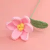 Buquê de Flores de Crochê de Tulipa Aberto na Fronteira Atacado Flores Artificiais Flores de Crochê de Tulipa de Novo Estilo