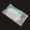 Bolsa de Plástico PE con Cierre Hermético Bolsa para Empaque de Calcetines Bolsa Transparente Mate con Cremallera Ropa Íntima Ropa Íntima Bolsa para Empaque