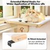 Marco de escalada para gatos de madera nuevo transfronterizo Hamaca colgante para gatos en alféizar Cama nido para gatos junto a la cama Suministros para mascotas Mesa de saltos para gatos