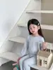 Conjunto de Ropa de Casa de Lyocell para Niños, Pijama Fresco de Manga Larga para Niñas, Estilo Primavera y Otoño, Se Puede Usar Afuera, Ropa de Aire Acondicionado para Bebés
