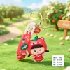 Llavero Colgante Chica Fruta Animal Lindo Dibujo Animado Muñeca 3D Colgante para Mochila Estudiante Venta al por Mayor