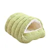 Atacado de Fábrica Outono e Inverno Ninho Fechado para Pet Esconderijo para Gatos Casa para Cachorro Cercado Espesso Quente para Pet Ninho de Algodão