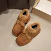 Sapatos Birkenstock Femininos 2026 Outono/Inverno Novo Estilo Sola Grossa Aumenta Altura Plus Veludo Quente Mocassins Retrô Versátil Casual Sapatos de Algodão