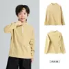 Sudadera Infantil de Media Cremallera Otoño/Invierno 2026 Forro Doble de Felpa Suave Ropa Cálida Multicolor con Forro de Felpa Manga Larga Top Casual