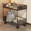 Suporte Móvel para Mochilas Escolares Cesta de Armazenamento sob a Mesa Artefato de Armazenamento para Mesa de Casa Carrinho com Rodas Estante de Livros Prateleira de Armazenamento