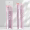 Set de Pinceles de Acuarela Pintura Facial Pincel de Óleo Digital Pincel de Nylon Redondo Plano para Estudiante de Arte DIY