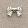 Acessórios de Unha em Liga de Cromo Borboleta Prata Mini Vazada Pequena Borboleta Strass Usável Decorações de Unha com Strass