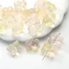 Urso de Vidro Buraco Vertical Luz Fantasia Buraco Reto Acessórios de Cristal Feito à Mão DIY Corrente para Celular Pulseira Colar Acessórios com Contas