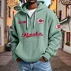 Ropa Nueva para Hombre Transfronteriza Amazon Más Vendida Cremallera Multibolsillo Nueva Sudadera Tendencia de Comercio Exterior Sudadera Serie NFL