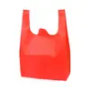 Bolsa de compras ecológica para supermercado, bolsa no tejida con logotipo impreso, bolsa tipo chaleco publicitario, bolsa para llevar comida a domicilio, bolso de mano portátil